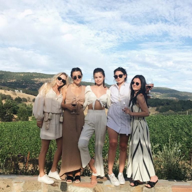 Selena Gomez in Napa Valley, California on July 17